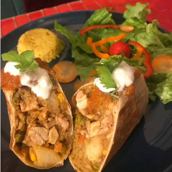 4 Pack Grilled Chicken Burritos  4パック入り チキンブリトー